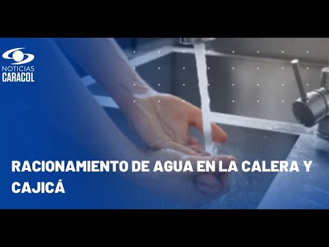 Racionamiento de agua en municipios de Cundinamarca