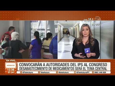 Convocarán a autoridades del IPS al Congreso