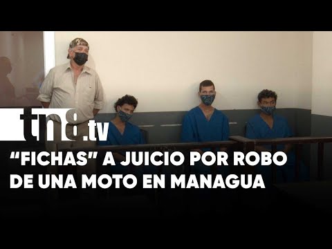 Tres «lindas palomas» a juicio por robar una moto en Managua