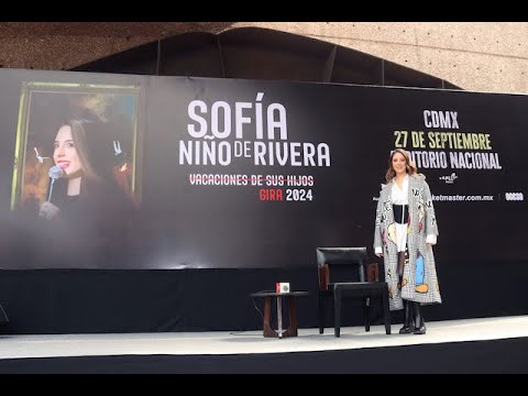 Sofi?a Nin?o de Rivera en el Auditorio Nacional - Conferencia de prensa