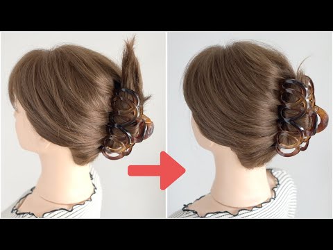 [ミディアムヘアのヘアアレンジ]クリップで留めると毛先が飛び出てしまう方にオススメの3つの方法 ll Clow Clip Hairstyles