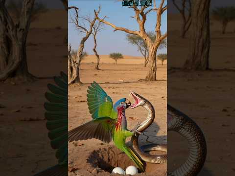 The brave cat stood beside the helpless bird.#shorts #short