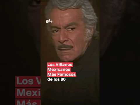 Mejores villanos de la televisión y el cine de los 80 en México #nmas #vix #telenovelas #shorts