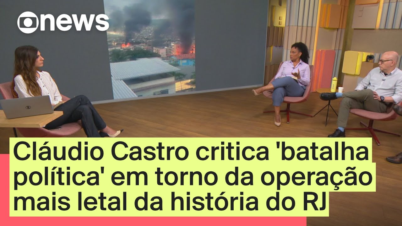 Cláudio Castro critica batalha política em torno da operação mais letal da história do RJ  TV Online Cláudio Castro critica batalha política em torno da operação mais letal da história do RJ