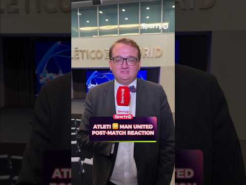 🎤🔥 Ashmore reacts to what happened in the Champions League <strong>match</strong> between Atleti and <strong>Man</strong> United. 👀