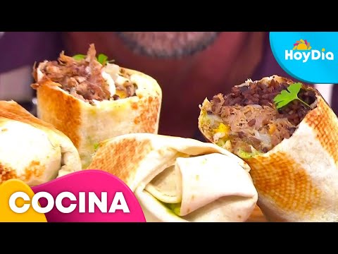 Burrito de vaca frita, un delicioso antojito cubano | Hoy Día | Telemundo