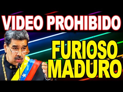 MADURO FURIOSO VIDEO PROHIBIDO SE HACE VIRAL NO PUDO EVITARLO
