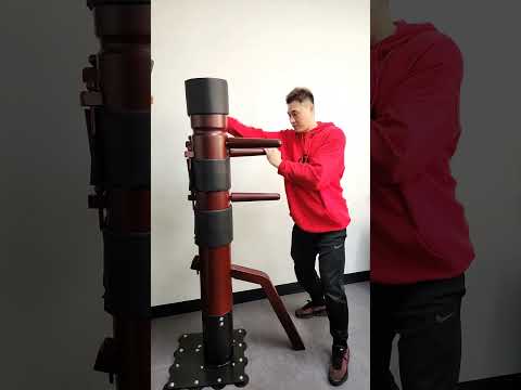 Free Flow Wooden Dummy: Trap & Strike #shorts