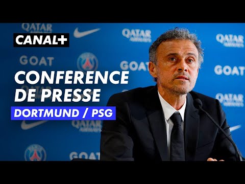 Conférence de presse de Luis Enrique et Marquinhos avant Dortmund PSG