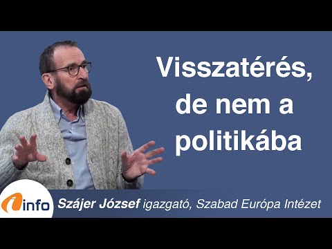 Visszatérés, de nem a politikába. Szájer József, Inforádió, Aréna