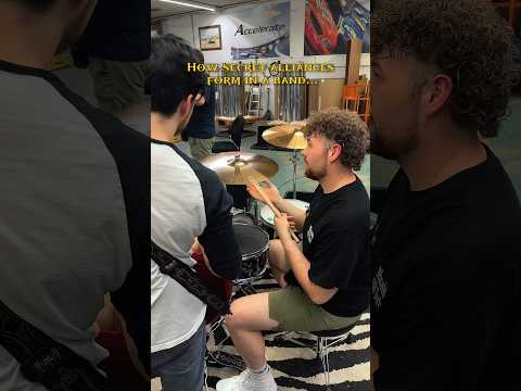 Forming a secret alliance in a #band… #shorts #ytshorts #funny #funnyshorts #bandshorts #theoffice