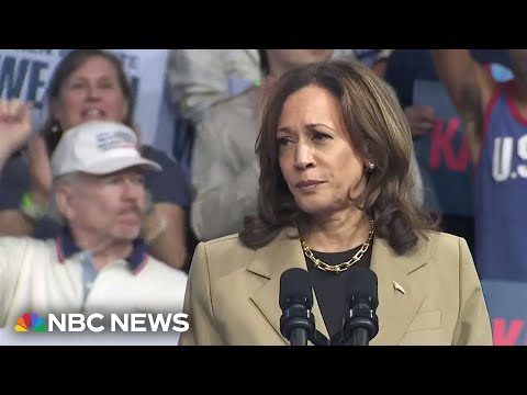 Harris calls for cease-fire, respect for protesters at Arizona rally