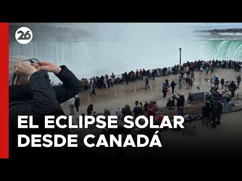 Así vivieron los canadienses el histórico eclipse solar