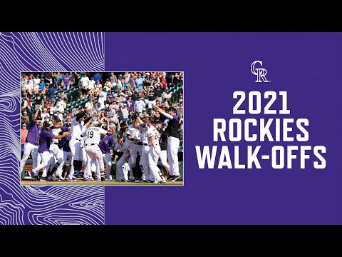All 12 Rockies Walk-Offs in 2021 (MLB RECORD!) video clip