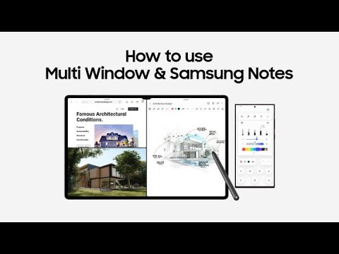 Galaxy Tab S8 Series: How to use Multi Window & Samsung Notes | Samsung