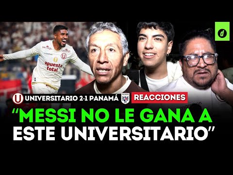 "TENEMOS QUE MEJORAR, NECESITAMOS A RUIDÍAZ": UNIVERSITARIO 2-1 PANAMÁ - REACCIONES Depor