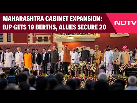 Maharashtra | In Maharashtra Cabinet Expansion, BJP Gets 19 Berths, Allies Get 20 | NDTV 24x7 LIVE
