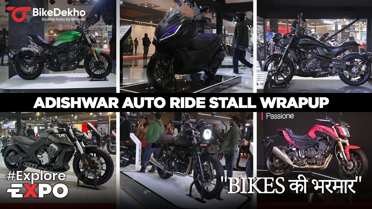 Auto Expo 2023: The Biggest Two-Wheeler Stall At Expo! | Bikes hi bikes… 125cc se 1000cc tak!
