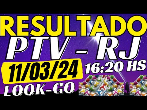 Resultado do jogo do bicho ao vivo - PTV - Look - 16:20 11-03-24
