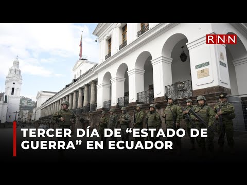 Un Ecuador en “estado de guerra” enfrenta por tercer día el poder del narcotráfico