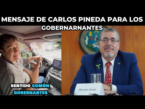 CARLOS PINEDA EXIGE AUTOPISTAS PARA GUATEMALA Y LE MANDA UN MENSAJE A LOS POLÍTICOS