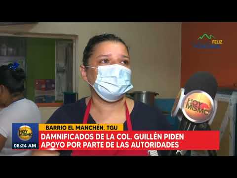 Damnificados de la Col.Guillén piden apoyo por parte de las autoridades