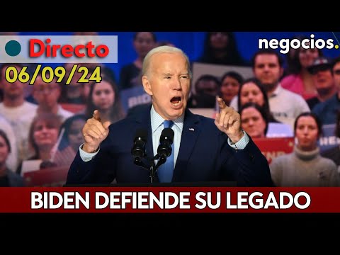 DIRECTO: Biden defiende su legado y su agenda económica ante las críticas de Trump