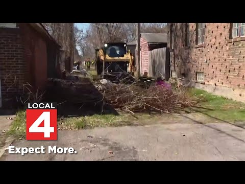 Detroit neighbors celebrate 3,000 alleys cleaned under blight remediation program