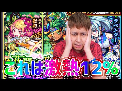 【モンスト】ナニコレ!!激熱12%『花開ク心ク魔法譚』引いたらヤバすぎた!!【ぎこちゃん】