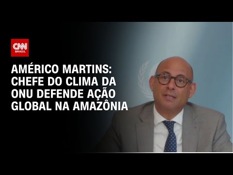 Américo Martins: Chefe do clima da ONU defende ação global na Amazônia | CNN NOVO DIA