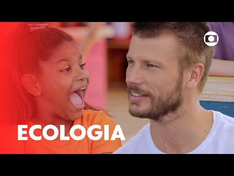 Rodrigo Hilbert ensina crianças a preservarem a água! | É de Casa | TV Globo
