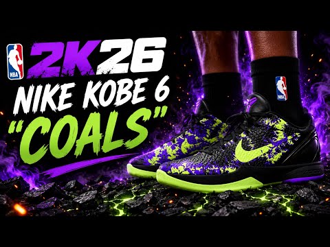 NBA 2K26 Shoe Creator - Nike Kobe 6 "Coals"