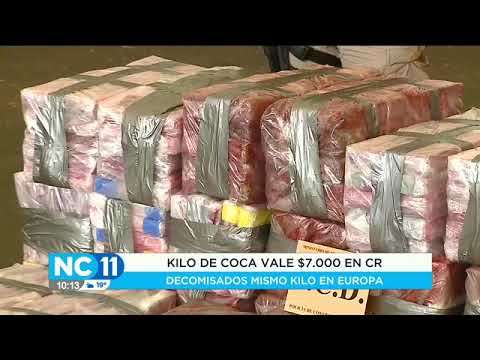 Decomisan 2 toneladas de coca que tenían a Bélgica como destino final
