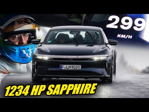 1200+ HorsePower!🤯 Lucid Air Sapphire & Sad Mustang GTD // Nürburgring