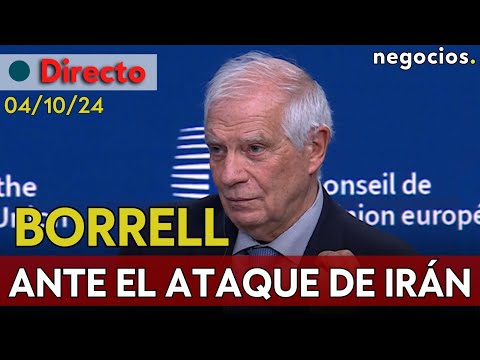 DIRECTO: Borrell ante el ataque masivo de Irán, la respuesta de Israel y el aviso de Biden