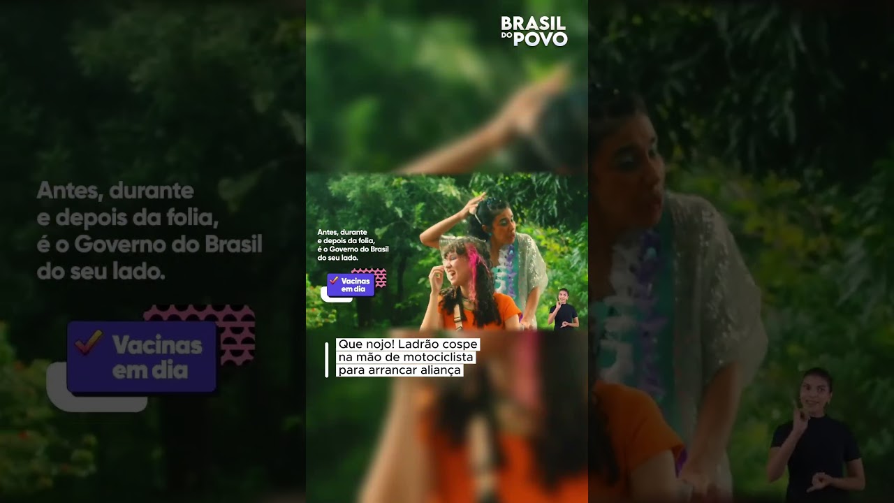 Que nojo! Ladrão cospe na mão de motociclista para arrancar aliança