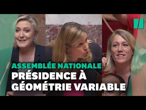 Yaël Braun-Pivet préfère gronder Danielle Simonnet que Marine Le Pen