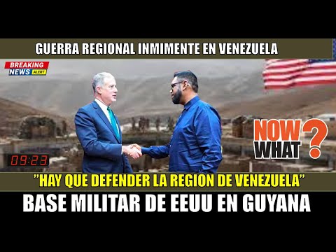 SE FORMO! Base militar de EEUU en GUYANA responde a los ATAQUES de VENEZUELA