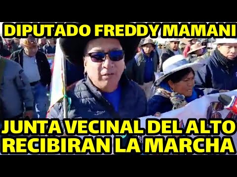 DIPUTADO FREDDY MAMANI DEJA CLARO QUE EL DIALOGO NO ESTA DESCARTADO CON EL GOBIERNO..