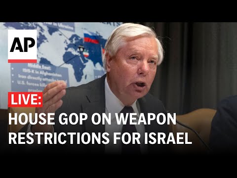 LIVE: Republican senators condemn restrictions on weapons for Israel