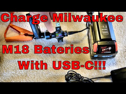 Milwaukee M18 USB-C Hack: Charge Your Tools with USB-C!
