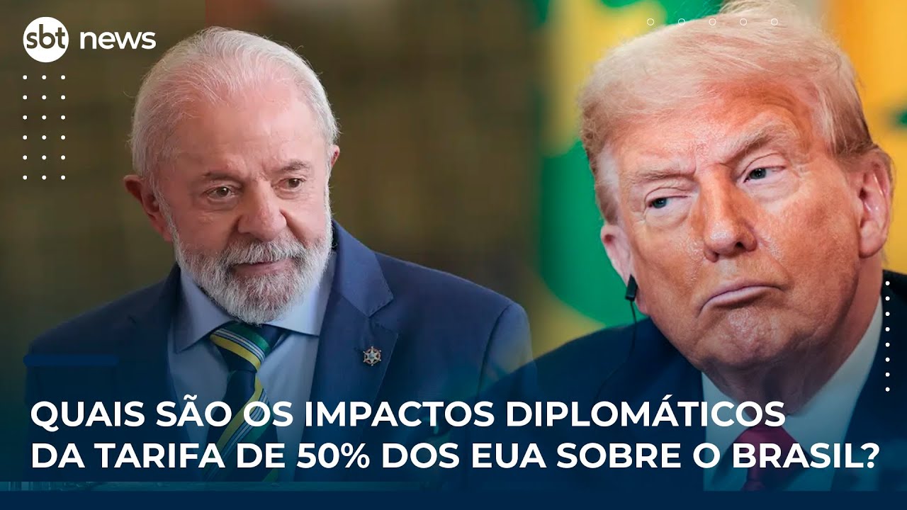 Quais são os impactos diplomáticos da tarifa de 50 dos EUA sobre o Brasil | SBT News