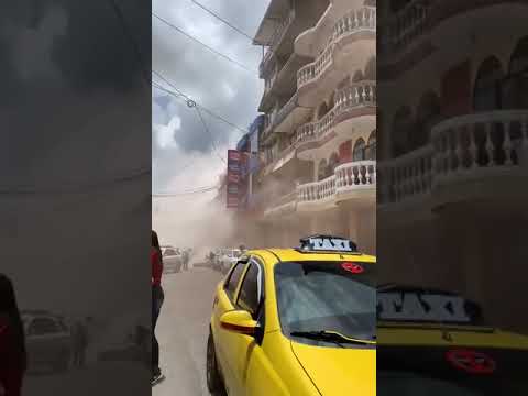 #Ecuador, caos ante caída de edificio en #Pasaje por fuerte #Temblor de 6,5