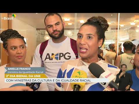 RJ | Ministras da Cultura e da Igualdade Racial participam da Bienal da UNE