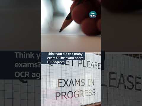 Think you did too many exams? The exam board OCR agrees