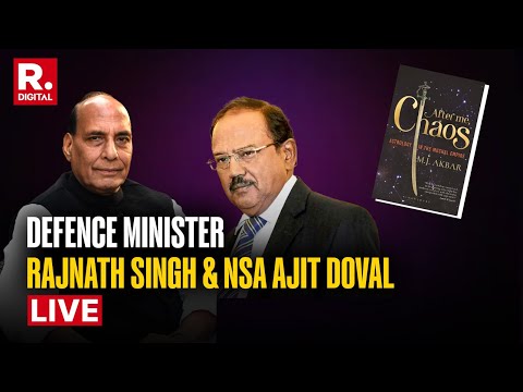 LIVE: Defence Minister Rajnath Singh & NSA Ajit Doval Attend MJ Akbar's Book Launch
