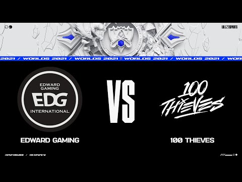 EDG vs 100｜2021 World Championship Group Stage Day 1 Game 6