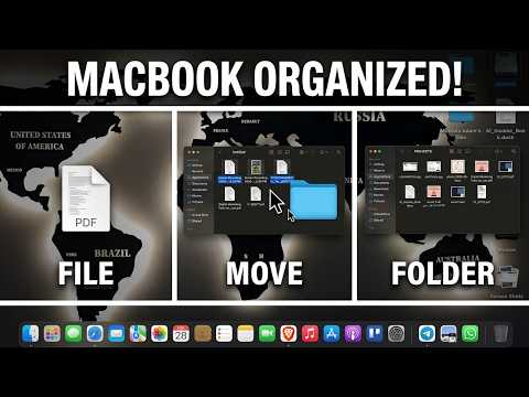 How To Move Files To Folders On MacBook