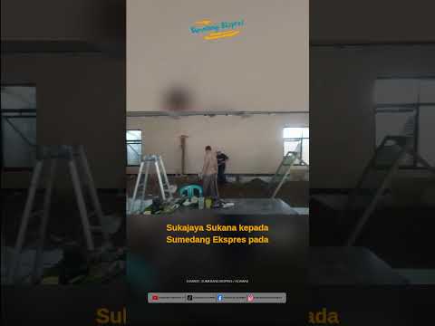 Pemdes Sukajaya Rehab Kantor Desa