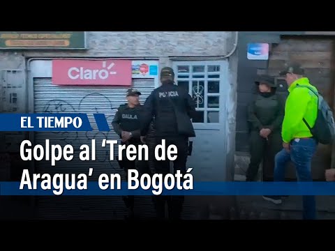 23 personas capturadas tras operativo contra el 'Tren de Aragua' en Bogotá | El Tiempo